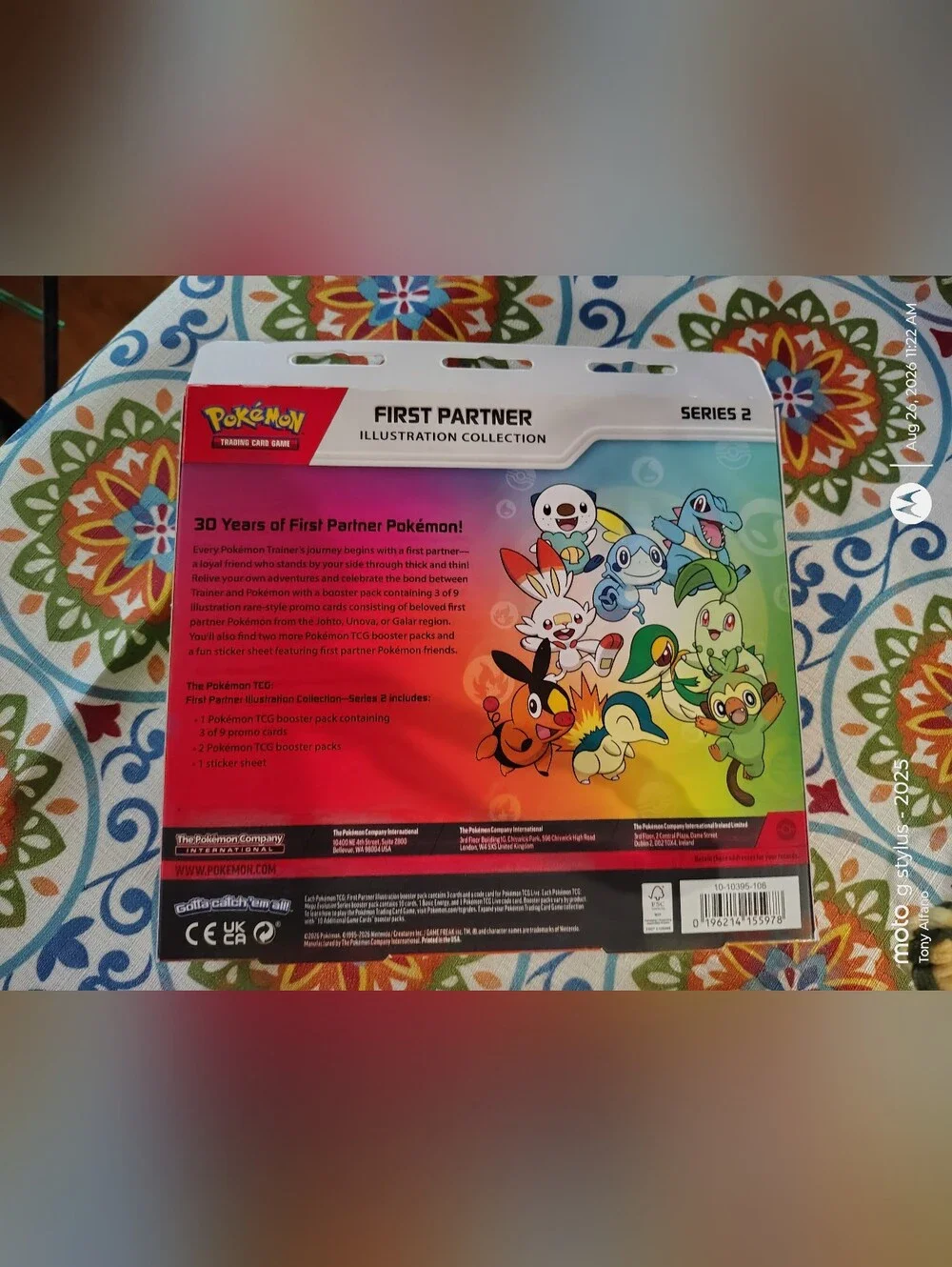 Pokemon First Partner Illustration Collection Series 2 SEALED BNIB - In Hand